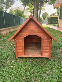 Cuccia in legno per cani taglia medio-grande