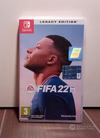 FIFA 22 videogioco nintendo switch 