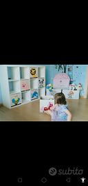 cesta portagiochi per bambini 