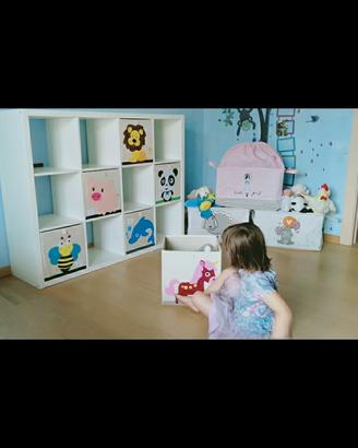 cesta portagiochi per bambini 