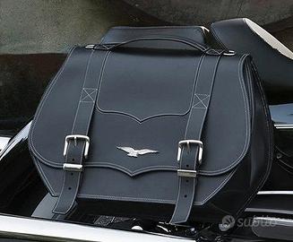 Borse laterali in pelle Moto Guzzi