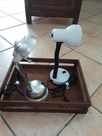 2 abat jour lampade da tavolo o da comodino