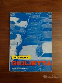 Uso e Manutenzione Alfa Romeo Giulietta 1962