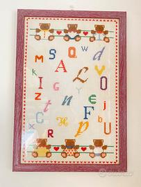 Quadro a punto croce - bambini