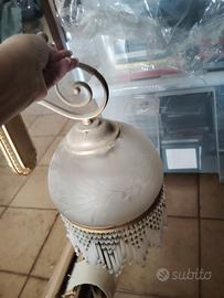 Applique e lampadario in ceramica