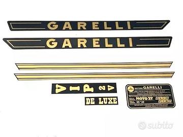 GARELLI VIP 2 DE LUXE 2V kit completo ADESIVI COLO