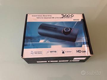 Dashcam Auto R300 Doppia Camera + GPS (Nuova)