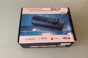 Dashcam Auto R300 Doppia Camera + GPS (Nuova)