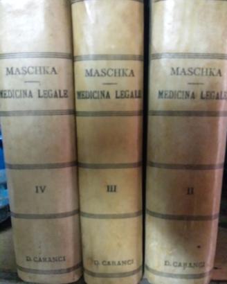 Medicina Legale di Josef Maschka.