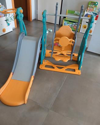 gioco scivolo altalena bambini