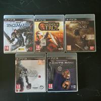 Lotto 5 giochi PS3 originali
