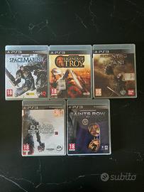 Lotto 5 giochi PS3 originali