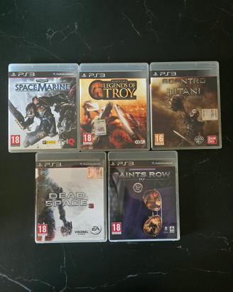 Lotto 5 giochi PS3 originali