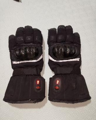 Guanti moto riscaldabili