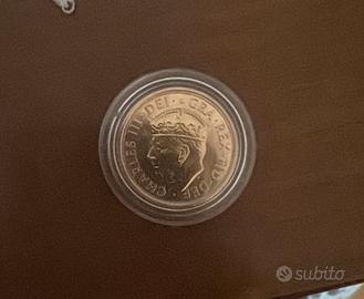 Sterlina 1° incoronazione Re Carlo 2023