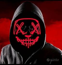 Maschera halloween LED