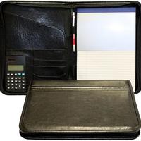 BNIB Cartella personale da conferenza in pelle