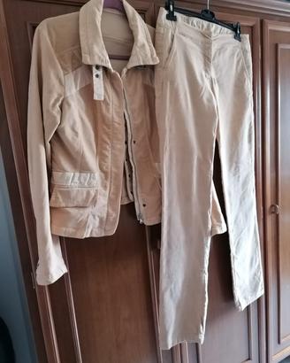 Completo in velluto Lycra 