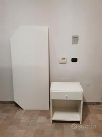 testata letto e 2 comodini