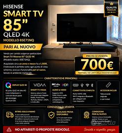 Hisense Smart TV 85" QLED 4K
