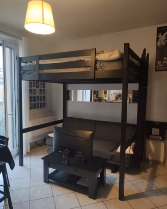 Soppalco Ikea scaletta removibile alla francese