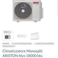 Climatizzatore monosplit 18000 btu