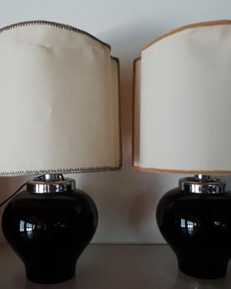 coppia lampade design in vetro Murano anni 1970