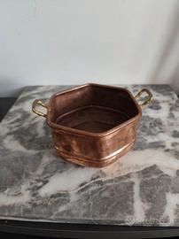 contenitore in rame vintage 