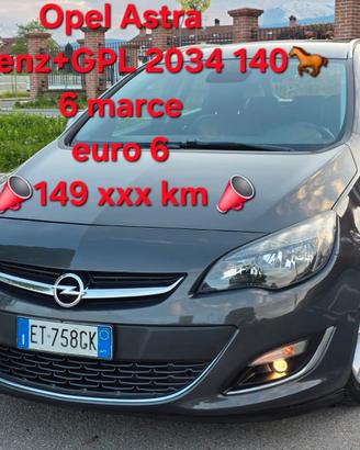 Opel Astra 1.4benz+GPL 2034 6m Navi/Pelle/Led