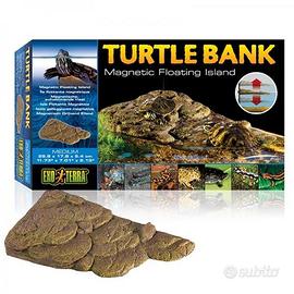 Zona Emersa magnetica per tartarughe d'acqua