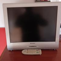 tv sharp 18 pollici con telecomando originale