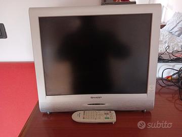tv sharp 18 pollici con telecomando originale
