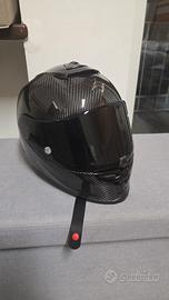casco integrale carbonio