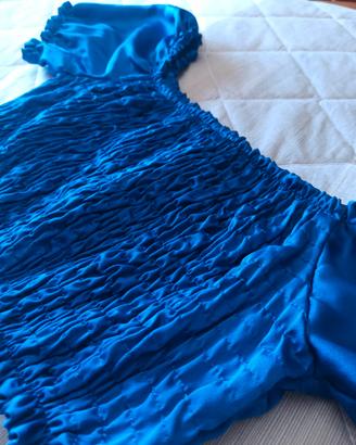 Top corto elasticizzato 