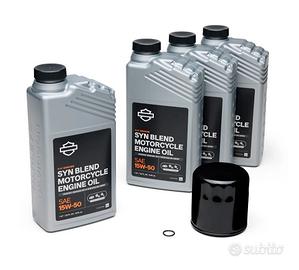 Kit Cambio Olio Harley-Davidson SYN Blend Olio Mot