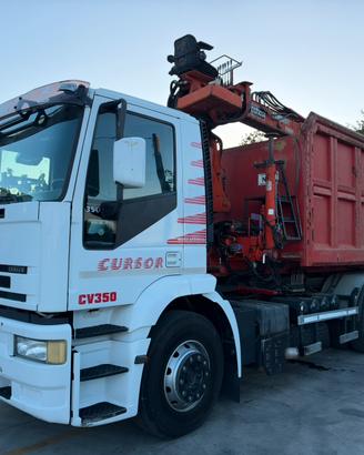 IVECO EUROTECH CURSOR 350 3 ASSI SCARRABILE GRU