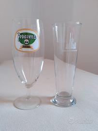 Raro bicchiere birra Pedavena + omaggio