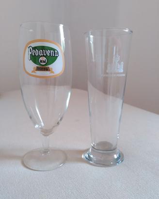Raro bicchiere birra Pedavena + omaggio