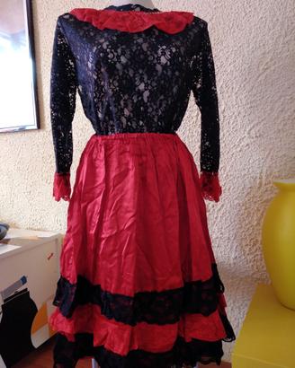 Costume da spagnola o can can