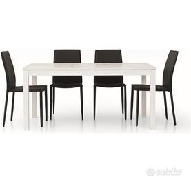 TAVOLO ALLUNGABILE BIANCO FRASSINATO