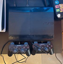 Console ps3 + 2 controller + 46 giochi