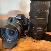 Canon 6D, tamron 24-70 2.8, sigma 120-400 4.5/5.6