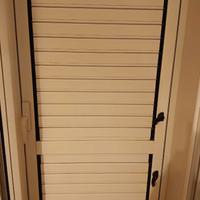 Coppia di porte in alluminio esterne ed inter