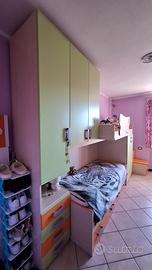 Cameretta con letto a castello