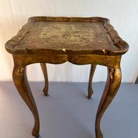 Tavolino antico  oro metà 1800