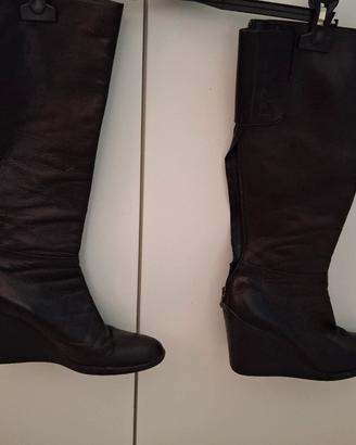 stivali in pelle Prada originali