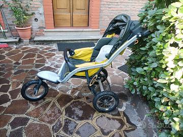 Passeggino trekking/corsa pieghevole