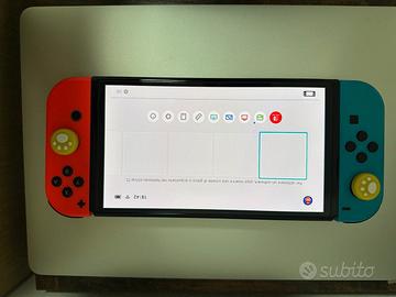 Nintendo Switch OLED + Joy-Con Zelda  + Case