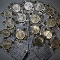 Monete commemorative argento dal 1985 al 2001 FDC