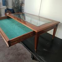 tavolino salotto legno e vetro 